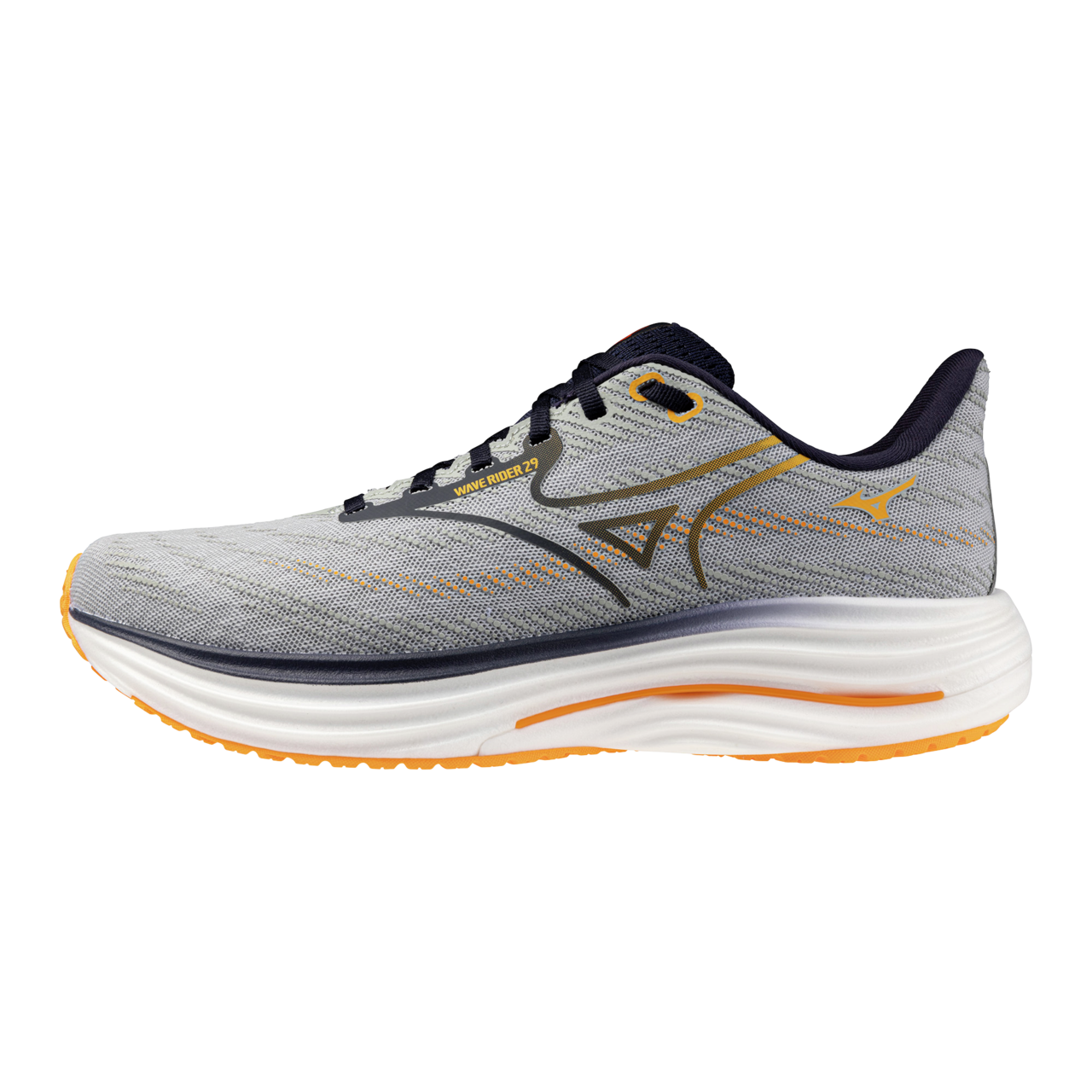Mizuno WAVE RIDER 29 Chaussures de running Harbor MistBaritone Tang Homme Taille41